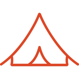 camping tent icon